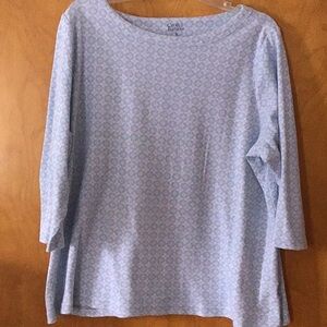 Blue & white shirt,worn once